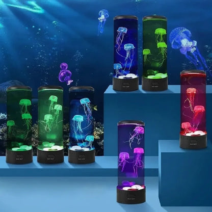 Jellyfish Lamp 7-Color LED Silent USB & Battery