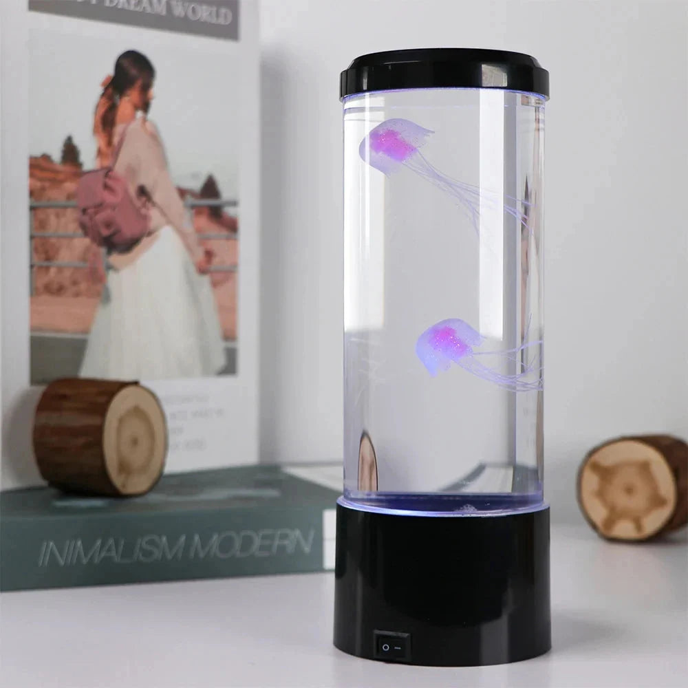 Jellyfish Lamp 7-Color LED Silent USB & Battery