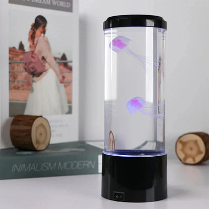Jellyfish Lamp 7-Color LED Silent USB & Battery