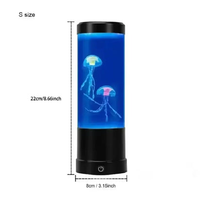 Jellyfish Lamp 7-Color LED Silent USB & Battery