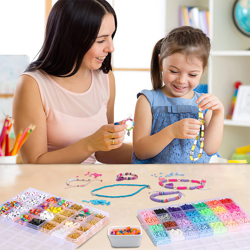 Jewelry Making Kit Over 6000 Pieces Beads & Charms