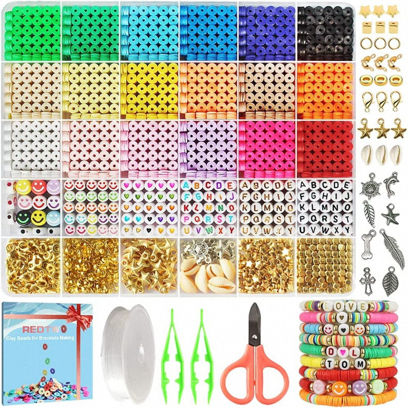 Jewelry Making Kit Over 6000 Pieces Beads & Charms