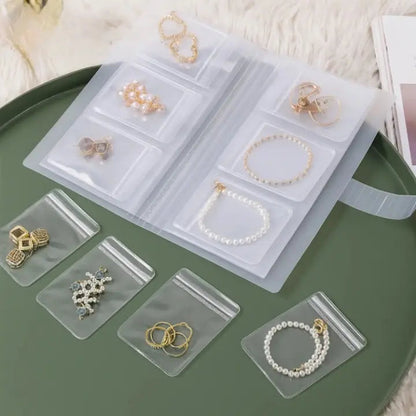 Jewelry Organizer Clear View 30 Sleeves Travel Size