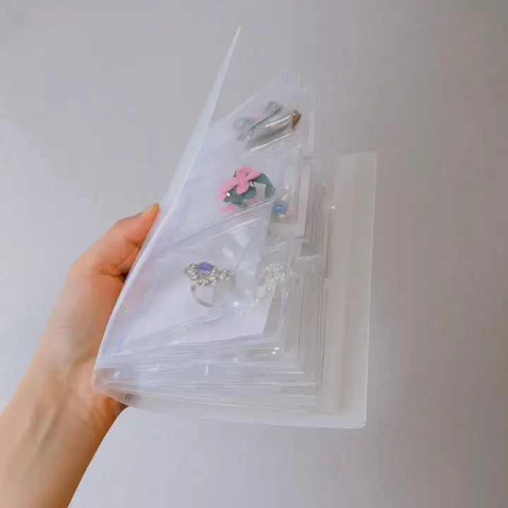 Jewelry Organizer Clear View 30 Sleeves Travel Size