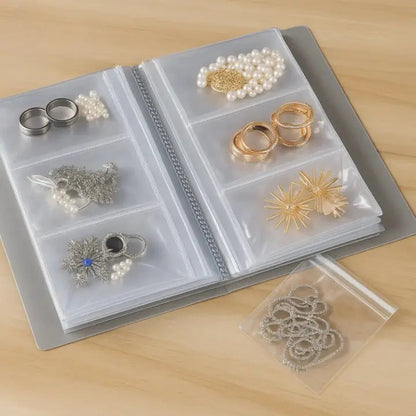 Jewelry Organizer Clear View 30 Sleeves Travel Size