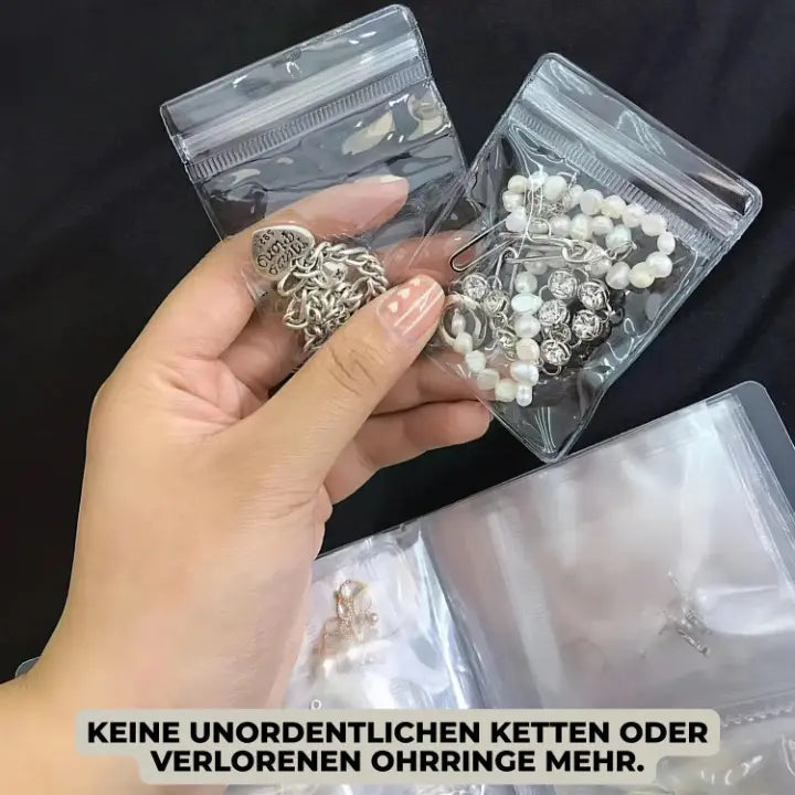 Jewelry Organizer Clear View 30 Sleeves Travel Size