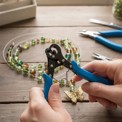 Jewelry Pliers Hardened Stainless Steel Loop Tips