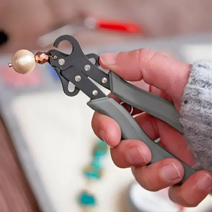Jewelry Pliers Integrated Cutter & Loop Former Non-Slip Handle