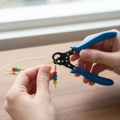 Jewelry Pliers Integrated Cutter & Loop Former Non-Slip Handle