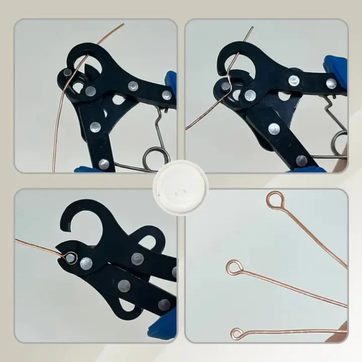Jewelry Pliers Integrated Cutter & Loop Former Non-Slip Handle
