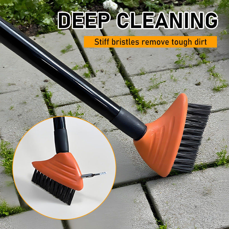 Joint Brush Telescopic Handle Steel Bristles & Three Heads