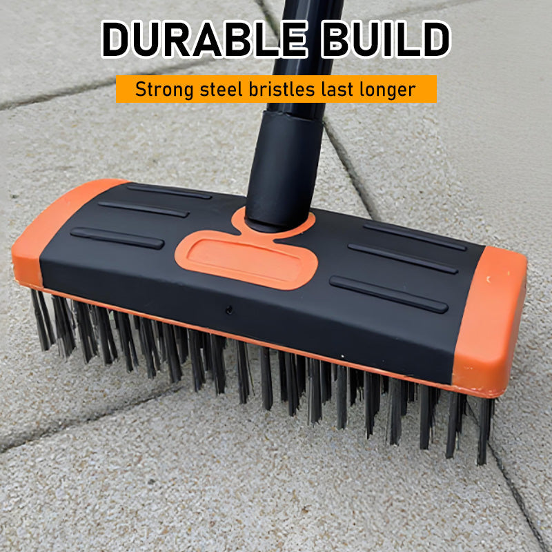 Joint Brush Telescopic Handle Steel Bristles & Three Heads