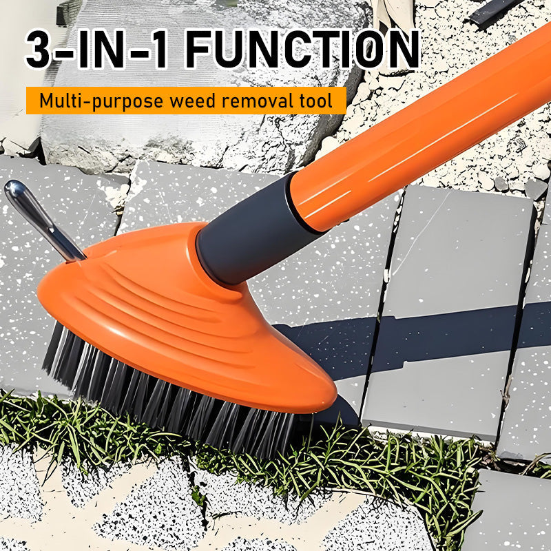Joint Brush Telescopic Handle Steel Bristles & Three Heads