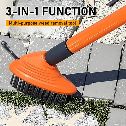 Joint Brush Telescopic Handle Steel Bristles & Three Heads