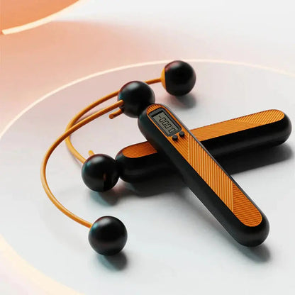 Jump Rope Cordless Digital Counter 360 Degree Rotating Handles