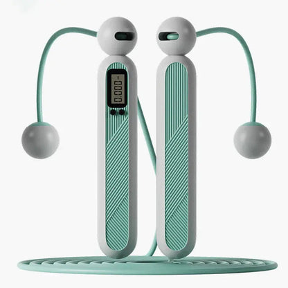 Jump Rope Cordless Digital Counter 360 Degree Rotating Handles