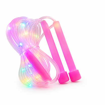 Jump Rope LED Light Adjustable Length & Non-Slip Handles