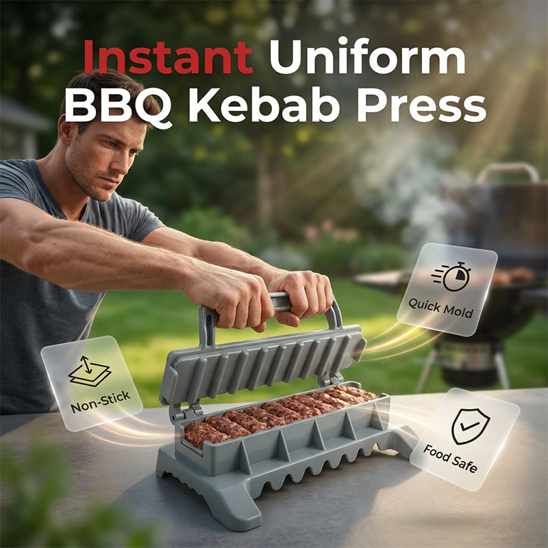Kebab Press Non-Stick Food-Safe Easy Fill