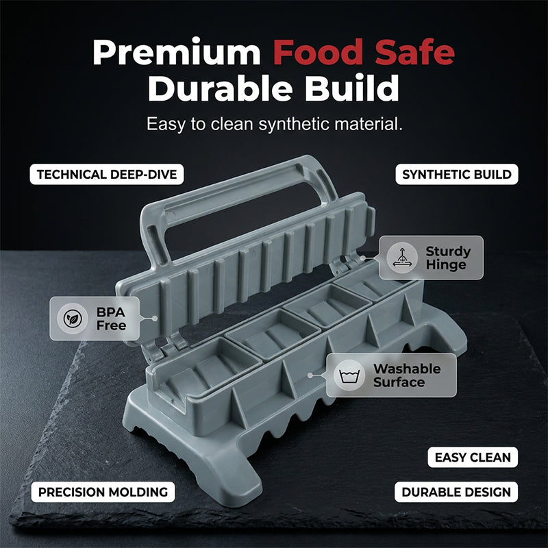 Kebab Press Non-Stick Food-Safe Easy Fill