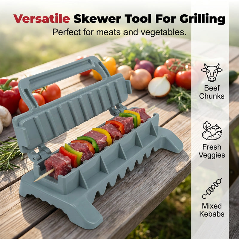 Kebab Press Non-Stick Food-Safe Easy Fill