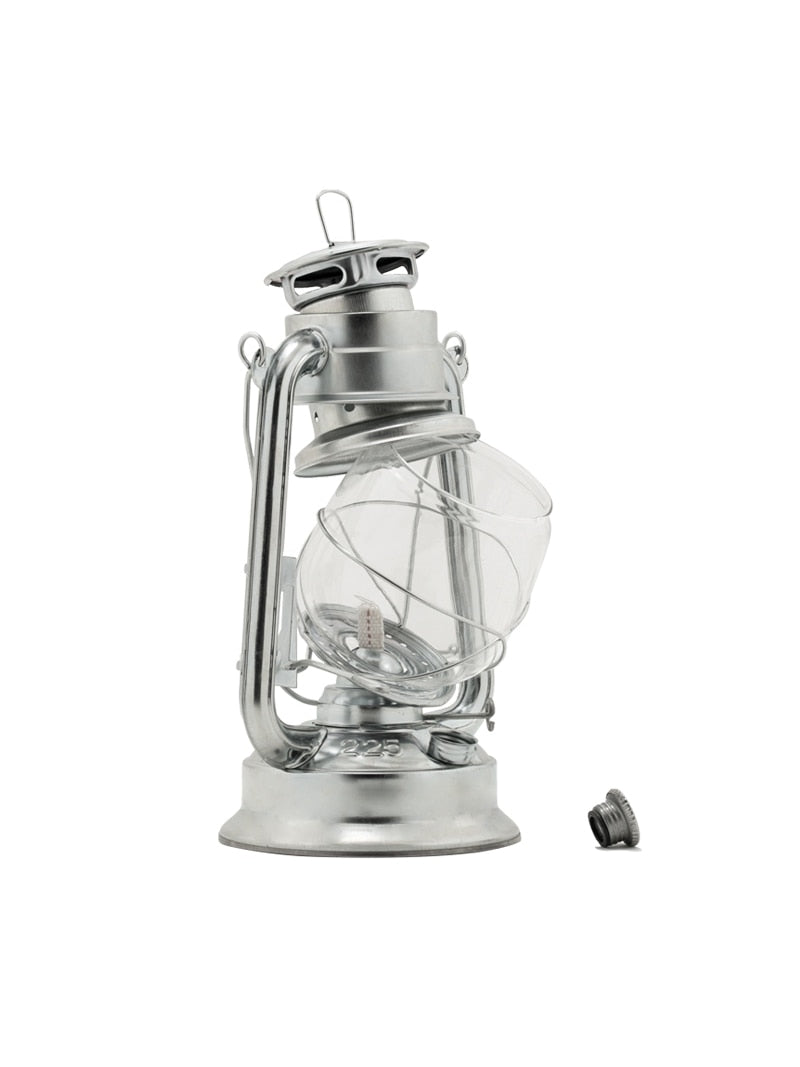 Kerosene Lantern Metal Shade Weatherproof Portable Handle