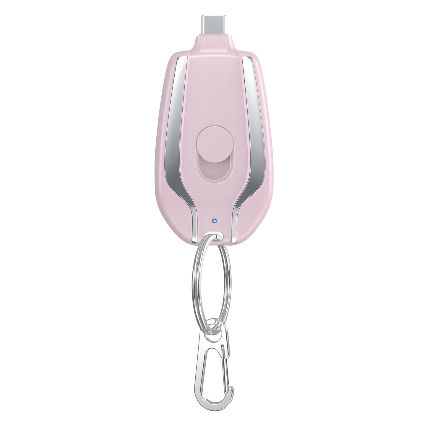 Keychain Power Bank 1500mAh Retractable Connector Waterproof & Shock-Resistant