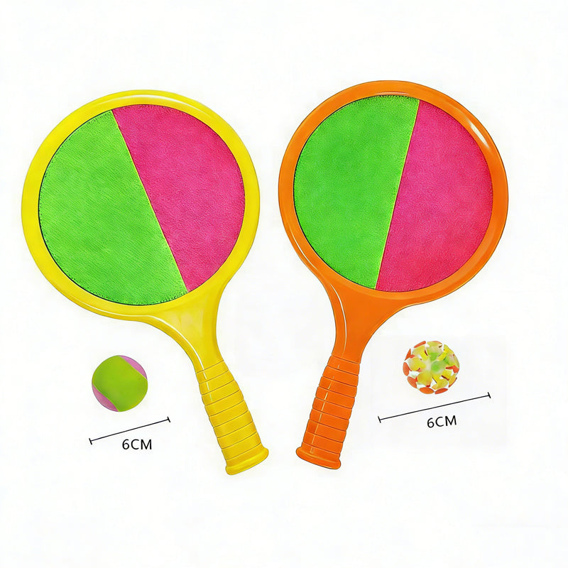 Kids Catch Set Double-Sided Velcro Paddles & Balls