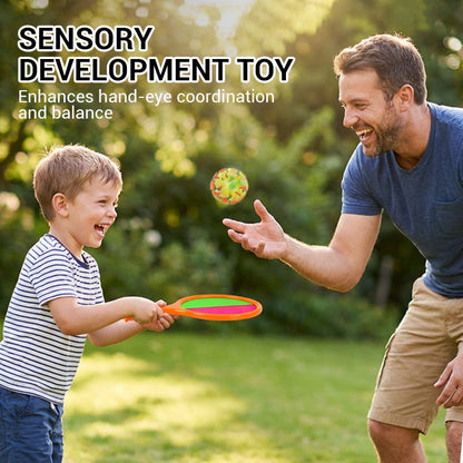 Kids Catch Set Double-Sided Velcro Paddles & Balls