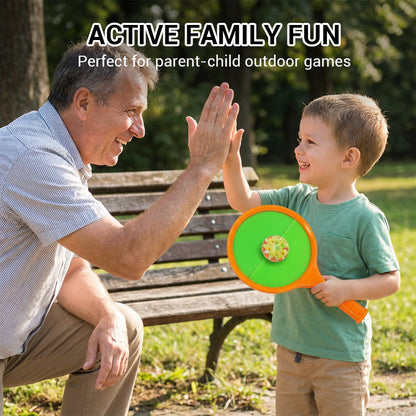 Kids Catch Set Double-Sided Velcro Paddles & Balls