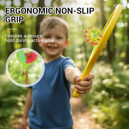 Kids Catch Set Double-Sided Velcro Paddles & Balls