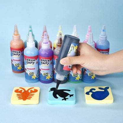 Kids Craft Kit Eight Underwater Molds & Water-Soluble Colors