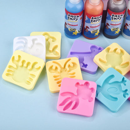 Kids Craft Kit Eight Underwater Molds & Water-Soluble Colors