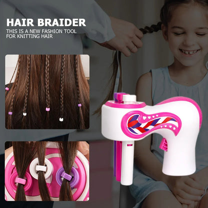 Kids Hair Braider Automatic One-Button Gentle On Hair