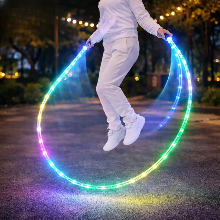 Kids Jump Rope LED Light Adjustable Non-Slip Handles