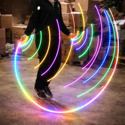 Kids Jump Rope LED Light Adjustable Non-Slip Handles