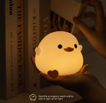 Kids Night Light Cute Chick USB-C Rechargeable Touch Control