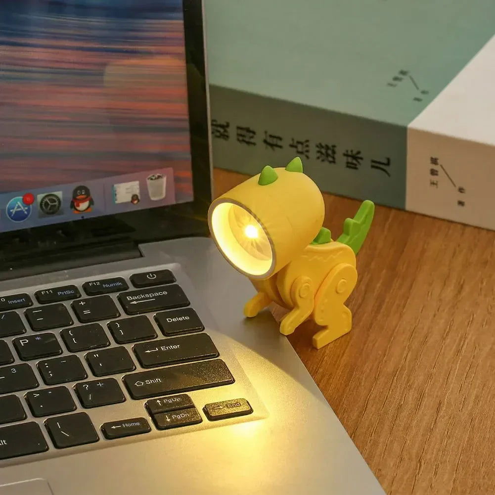 Kids Night Light Dinosaur Dimmable Warm LED Battery Powered