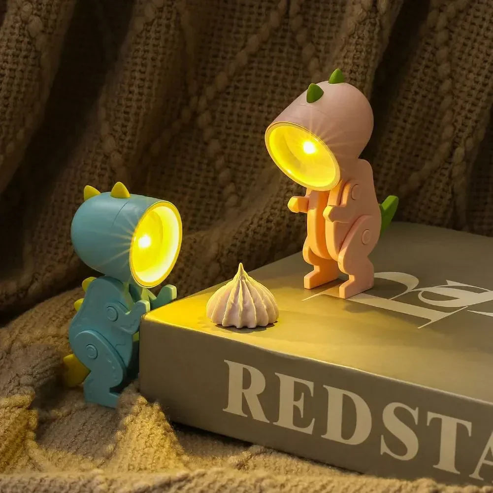 Kids Night Light Dinosaur Dimmable Warm LED Battery Powered