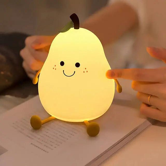 Kids Night Light Squishy Silicone Touch-Activated USB Rechargeable