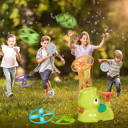 Kids Throwing Game Pedal Launcher & Soft Catch Nets