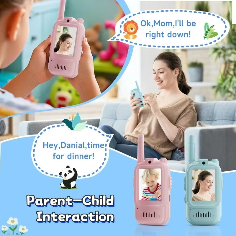 Kids Video Walkie-Talkie Set Live Video & Two-Way Voice