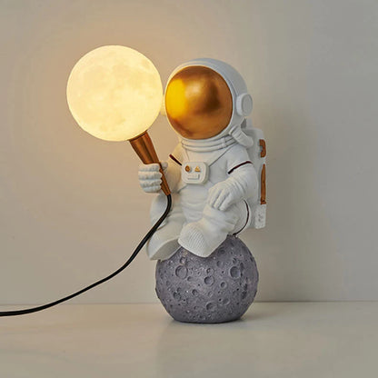 Kids Wall Light Astronaut Moon Glare-Free LED