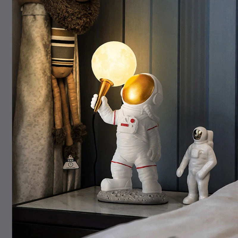 Kids Wall Light Astronaut Moon Glare-Free LED
