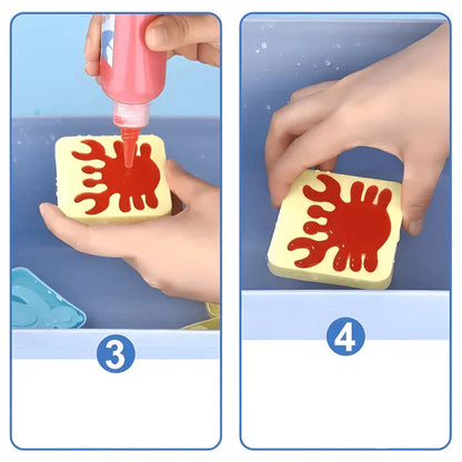 Kids Water Gel Craft Kit Floating Sea Shapes Non-Toxic