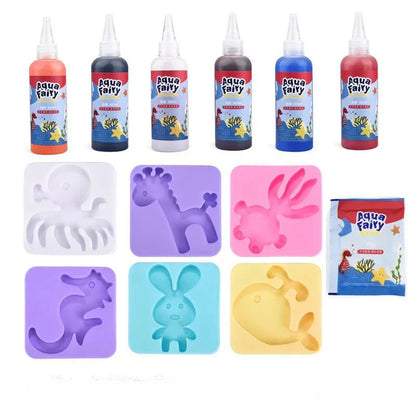 Kids Water Gel Craft Kit Floating Sea Shapes Non-Toxic
