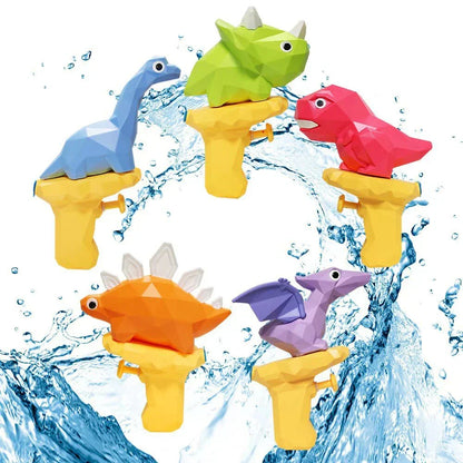 Kids Water Gun Dinosaur Design Movable Eyes Long-Range Spray