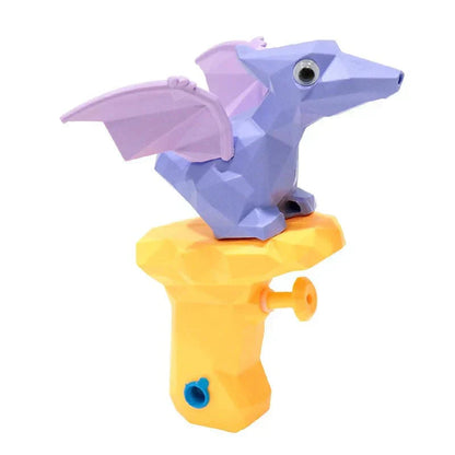 Kids Water Gun Dinosaur Design Movable Eyes Long-Range Spray