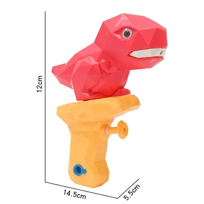 Kids Water Gun Dinosaur Design Movable Eyes Long-Range Spray