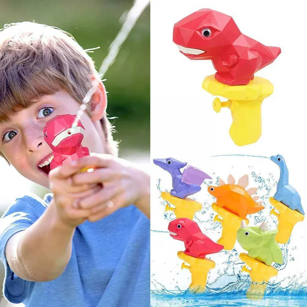 Kids Water Gun Dinosaur Design Movable Eyes Long-Range Spray