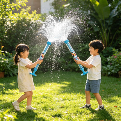 Kids Water Gun Rainbow Beam LED Drip-Proof